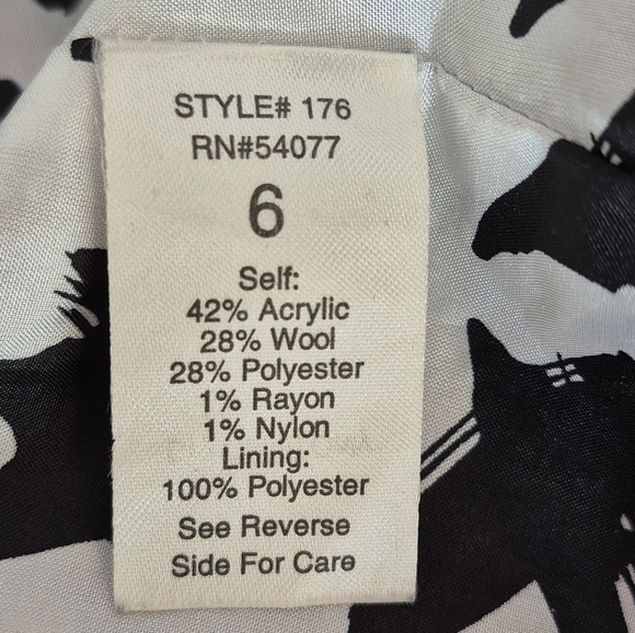 Cabi Madison Avenue Pink Tweed Coat - Size 6 - Picture 14 of 16